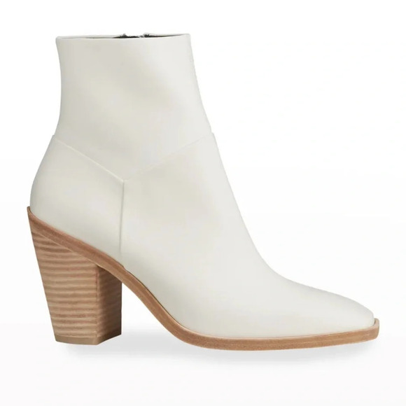 Rag & Bone Axel Leather Square Toe Booties, size 40 - Picture 2 of 9